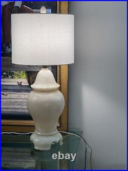 RARE Large Mid-Century Modern (MCM) Alabaster Lamp