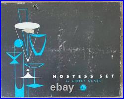 RARE Libbey Mid-Century-Modern Atomic Age Glassware