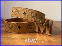 RARE MCM Belt size 48/120 visetos monogram belt