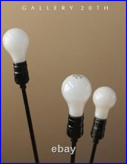 RARE! MCM FIBERGLASS 1950s MID CENTURY MODERN ATOMIC LAMP! 3 LIGHTS MAJESTIC ERA