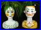 RARE_MCM_Horchow_Italy_Hand_Painted_Man_Woman_Head_Bust_Vase_Pair_01_hzi