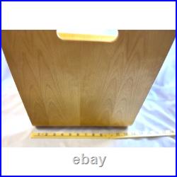 RARE MCM W Molded Plywood Magazine Rack in the Style of Alvar Aalto furniture