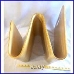 RARE MCM W Molded Plywood Magazine Rack in the Style of Alvar Aalto furniture