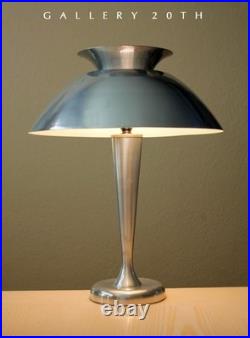 RARE! MID CENTURY VINTAGE REFLECTOR TABLE LAMP 1950s AFTER POUL HENNINGSEN PH5