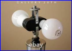 RARE! MID CENTURY VINTAGE REFLECTOR TABLE LAMP 1950s AFTER POUL HENNINGSEN PH5