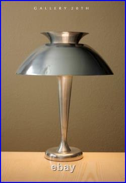 RARE! MID CENTURY VINTAGE REFLECTOR TABLE LAMP 1950s AFTER POUL HENNINGSEN PH5
