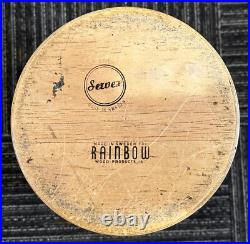 RARE Martin Åberg Teak Wastebasket Servex Mid Century Sweden Aluminum Insert