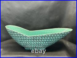 RARE Mid Century Modern ATOMIC Roselane Pottery Pasadena CA #14 Serving Bowl