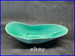 RARE Mid Century Modern ATOMIC Roselane Pottery Pasadena CA #14 Serving Bowl