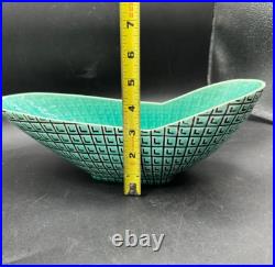 RARE Mid Century Modern ATOMIC Roselane Pottery Pasadena CA #14 Serving Bowl