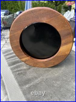 RARE Mid Century Modern Arthur Umanoff Washington Woodcraft Walnut Wastebasket