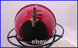 RARE Mid Century Modern Atomic Red/Orange Enamelware Beverage, Water DISPENSER