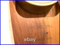 RARE Mid Century Modern Belart Walnut surfboard clock & candle sconces bel-art RARE Mid Century Modern Belart Walnut surfboard clock & candle sconces bel-art