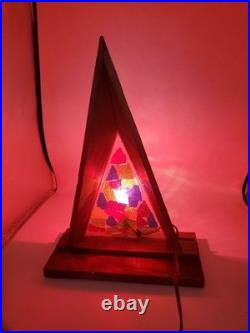 RARE Mid Century Modern Christmas Tree Light Accent Lamp works
