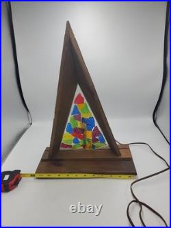 RARE Mid Century Modern Christmas Tree Light Accent Lamp works