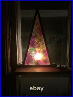 RARE Mid Century Modern Christmas Tree Light Accent Lamp works