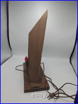 RARE Mid Century Modern Christmas Tree Light Accent Lamp works