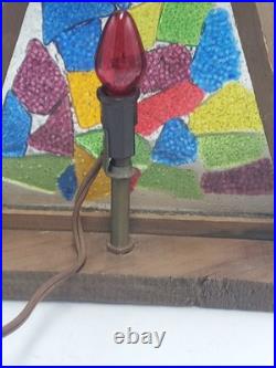 RARE Mid Century Modern Christmas Tree Light Accent Lamp works