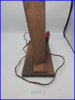 RARE Mid Century Modern Christmas Tree Light Accent Lamp works