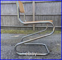 RARE Mid Century Modern Chrome Z Chair Pascal Mourgue Biscia Chair