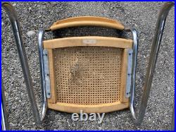 RARE Mid Century Modern Chrome Z Chair Pascal Mourgue Biscia Chair