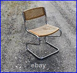 RARE Mid Century Modern Chrome Z or S Chair Pascal Mourgue Biscia Chair