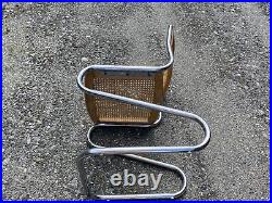 RARE Mid Century Modern Chrome Z or S Chair Pascal Mourgue Biscia Chair