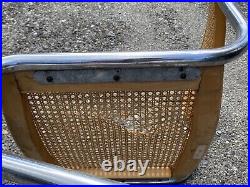 RARE Mid Century Modern Chrome Z or S Chair Pascal Mourgue Biscia Chair