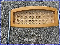 RARE Mid Century Modern Chrome Z or S Chair Pascal Mourgue Biscia Chair