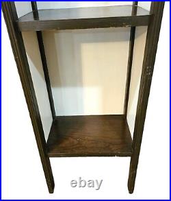 RARE Mid Century Modern Clock Shelf Unit Retro Electric Aqua 57 RARE Mid Century Modern Clock Shelf Unit Retro Electric Aqua 57