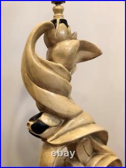 RARE Mid Century Modern Continental Arts Lamp Lotus Tiki