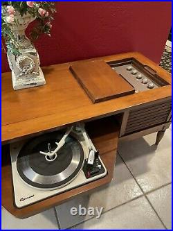 RARE Mid Century Modern GE Stereo Console Model # RC4851 made In 1966