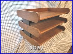 RARE Mid-Century Modern Peter Pepper Products Desk Sorter 3 TIER Letter Tray
