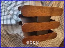 RARE Mid-Century Modern Peter Pepper Products Desk Sorter 3 TIER Letter Tray