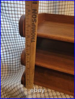 RARE Mid-Century Modern Peter Pepper Products Desk Sorter 3 TIER Letter Tray