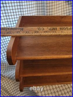 RARE Mid-Century Modern Peter Pepper Products Desk Sorter 3 TIER Letter Tray