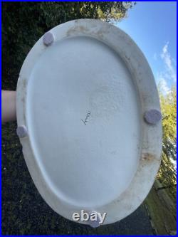 RARE Mid-Century Modern Retro Ceramic Face Planter Vase Italy Art Pottery