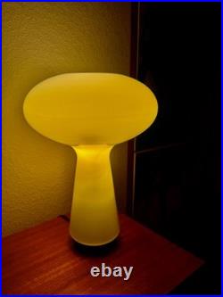 RARE Mid Century Modern Space Age Mushroom Glass Lamp Sculpture Venini Vignelli
