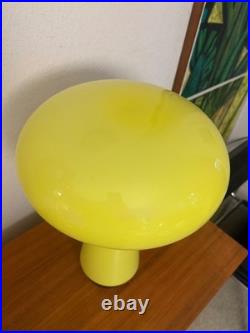 RARE Mid Century Modern Space Age Mushroom Glass Lamp Sculpture Venini Vignelli