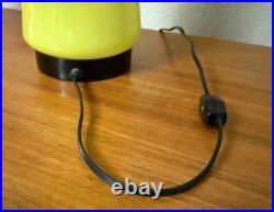 RARE Mid Century Modern Space Age Mushroom Glass Lamp Sculpture Venini Vignelli