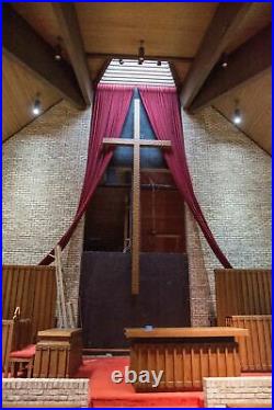RARE Midcentury Modern Church Prie Dieu Booth + Seat 1964 Alexandria VA Church