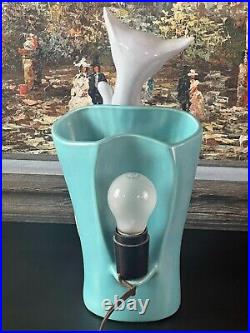 RARE Miramar Cat TV Lamp/Vase. Mid Century