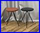 RARE_PAIR_1950s_Norman_Cherner_Mid_Century_Modern_Konwiser_Iron_Stool_Table_MCM_01_tms