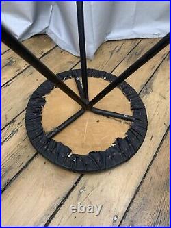 RARE PAIR 1950s Norman Cherner Mid Century Modern Konwiser Iron Stool/Table MCM