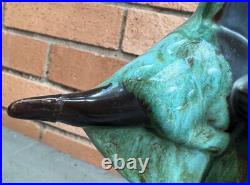 RARE Pair Vintage MCM Abstract Figural Ceramic Lamps Mid Century Lighting Modern