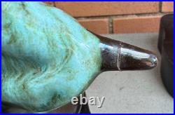 RARE Pair Vintage MCM Abstract Figural Ceramic Lamps Mid Century Lighting Modern