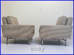 RARE Pair of Mid Century Modern Armchairs by Kasparians