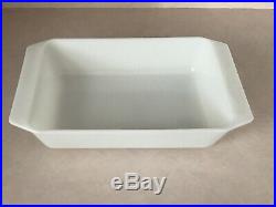 RARE Pyrex 575 Space Saver With Fred Press Gold/Black Flame Lid