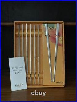 RARE Raadvad Silke Chopsticks Vintage Danish Mid-Century Modern Silverware