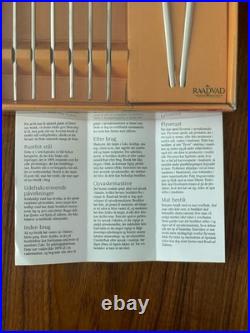 RARE Raadvad Silke Chopsticks Vintage Danish Mid-Century Modern Silverware